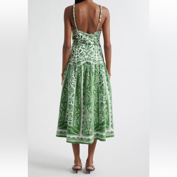 FARM RIO delicate tapestry midi dress size small - Picture 4 of 15